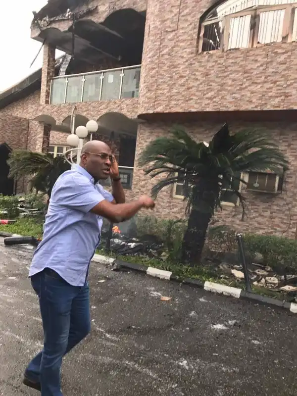 Fire Destroys Retired Lt. General, Oladipo Diya